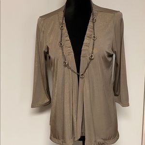 Gold formal cardigan
